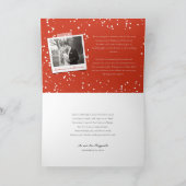 Gefeliciteerd Kerstmis, Mr. en Mrs. Foto Modern We Feestdagen Kaart (Binnen)