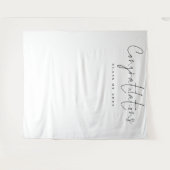 Gefeliciteerd Klas 2024 Afstudeerfoto Achtergrond Wandkleed (Voorkant (horizontaal))