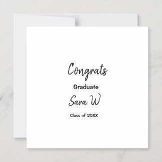 Gefeliciteerd klas van jaartal naam school magnetische uitnodiging