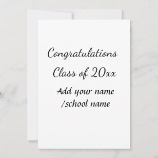 Gefeliciteerd klas van voeg jaarnaam school col feestdagenkaart