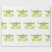 Gefeliciteerd, klasse 2023 cadeaupapier (Vlak)