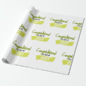 Gefeliciteerd, klasse 2023 cadeaupapier (Uitgerold)