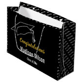 Gefeliciteerd Klasse van 2024 Sjabloon Groot Cadeauzakje (Voorkant Gekanteld)