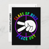 Gefeliciteerd Klasse van 2025 Afstuderen Afstudere Feestdagenkaart (Voorkant / Achterkant)