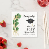 Gefeliciteerd Klasse van 2025 Afstuderen Bloemen A Servet (Insitu)