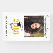 Gefeliciteerd, klasse van de Afstuderen Foto van 2 Spandoek (Horizontaal)