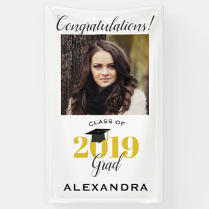 Gefeliciteerd Klasse van de Foto van 2019 Afstuder Spandoek