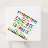 Gefeliciteerd Kleuterschool Afstuderen Bedankjes Labels (In situ)