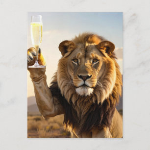 Gefeliciteerd Leeuw Briefkaart