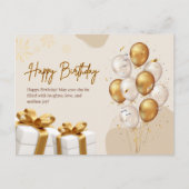 Gefeliciteerd Leuk verjaardagsliedje voor jou Briefkaart (Voorkant)