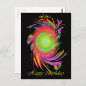 Gefeliciteerd Libra Briefkaart (Voorkant / Achterkant)