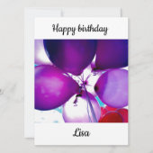 Gefeliciteerd Lisa Kaart (Voorkant)