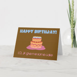 Gefeliciteerd...LOL JK Kaart