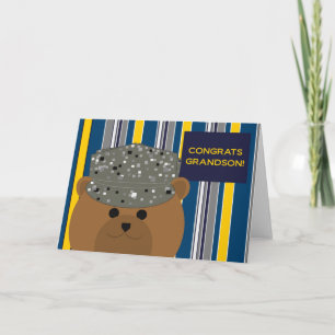 Gefeliciteerd luchtmacht Grandson Kaart