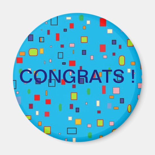 Gefeliciteerd! Magneet (Voorkant)