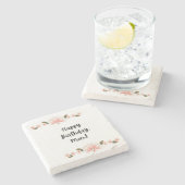 Gefeliciteerd, mam stenen onderzetter (Zijkant)