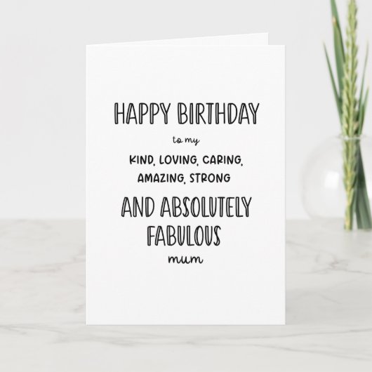 Gefeliciteerd mama! ...grappig kaart (Voorkant)