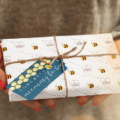 Gefeliciteerd mammie om papier te pakken