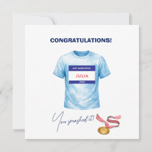 Gefeliciteerd Marathonloper  Kaart