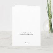 Gefeliciteerd Mazel Tov Star van David Design in B Kaart (Achterkant)