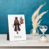 Gefeliciteerd Meisje Waterverf Afstuderen Fotoplaat (Zijkant)