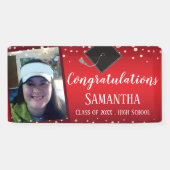 Gefeliciteerd met Afstuderen Budget Party Banner (Horizontaal)
