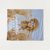 Gefeliciteerd met Afstuderen fotograaf Partij Wandkleed (Voorkant (horizontaal))