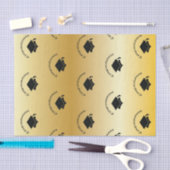 Gefeliciteerd met Afstuderen Gold-weefselpapier Tissuepapier (Craft)
