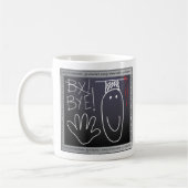 Gefeliciteerd met Afstuderen Klassieke Mok met wit (Links)