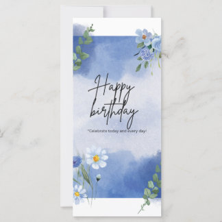 "Gefeliciteerd met Blue Blooms"