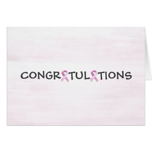 Gefeliciteerd met borstkanker (Voorkant Horizontaal)