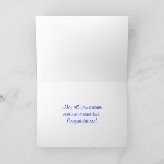 Gefeliciteerd met Cape Cod MASS Lighthouse Card Kaart (Binnen)