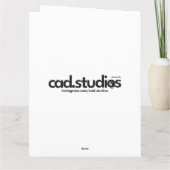 Gefeliciteerd met Cat Dad Kaart (Achterkant)