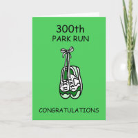 Gefeliciteerd met de 300e Park Run