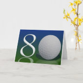 Gefeliciteerd met de 80 jaar oude golfmoer kaart (Gele Bloem)