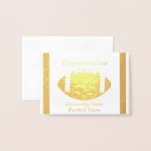 Gefeliciteerd met de acceptatie van Football Playe Folie Kaarten (Voorkant met envelop)