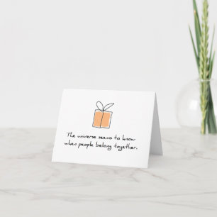 Gefeliciteerd met de adoptiekaart kaart