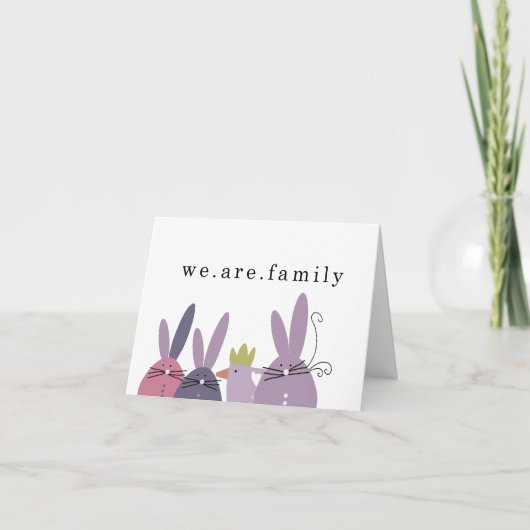 Gefeliciteerd met de adoptiekaart kaart (Voorkant)