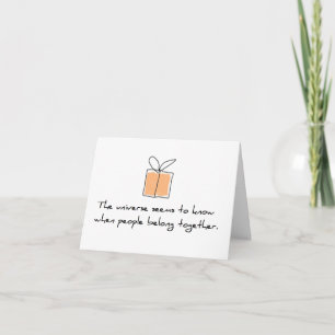 Gefeliciteerd met de adoptiekaart kaart