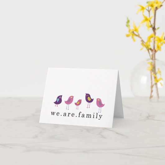 Gefeliciteerd met de adoptiekaart kaart (Gele Bloem)