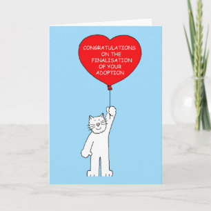 Gefeliciteerd met de afronding van de adoptie kaart