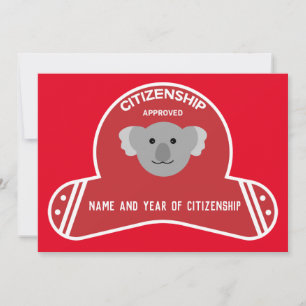 Gefeliciteerd met de Australische Burgerpartij Bedankkaart