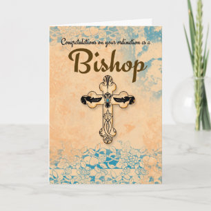 Gefeliciteerd met de bisschopswijding in het perka kaart