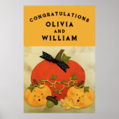 Gefeliciteerd met de bruidsjonker bruiloft poster (Voorkant)