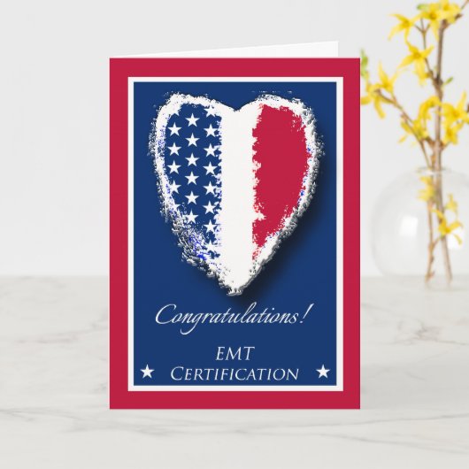 Gefeliciteerd met de EMT-certificering, Patriottis Kaart (Gele Bloem)