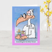 Gefeliciteerd met de geboorte van een tweeling, St Kaart (Gele Bloem)