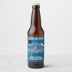 Gefeliciteerd met de Graduates School Graduation P Bier Etiket