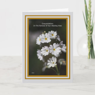 Gefeliciteerd met de hernieuwing van uw huwelijksb kaart