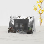 Gefeliciteerd met de Kaart "Material World" (Gele Bloem)