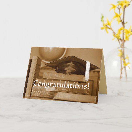 Gefeliciteerd met de Kaart van Classic Books Afstu (Gele Bloem)